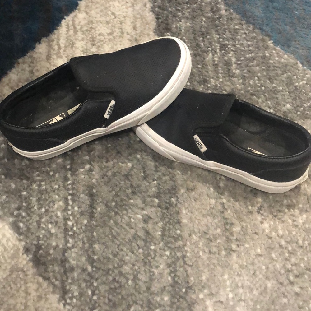 Kids Leather Vans